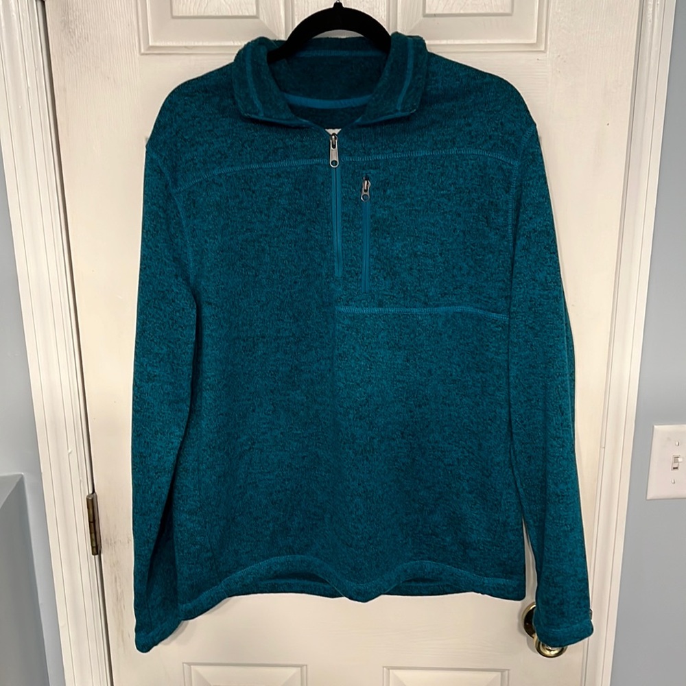 Merona Quarter Zip Aqua Blue Jumper